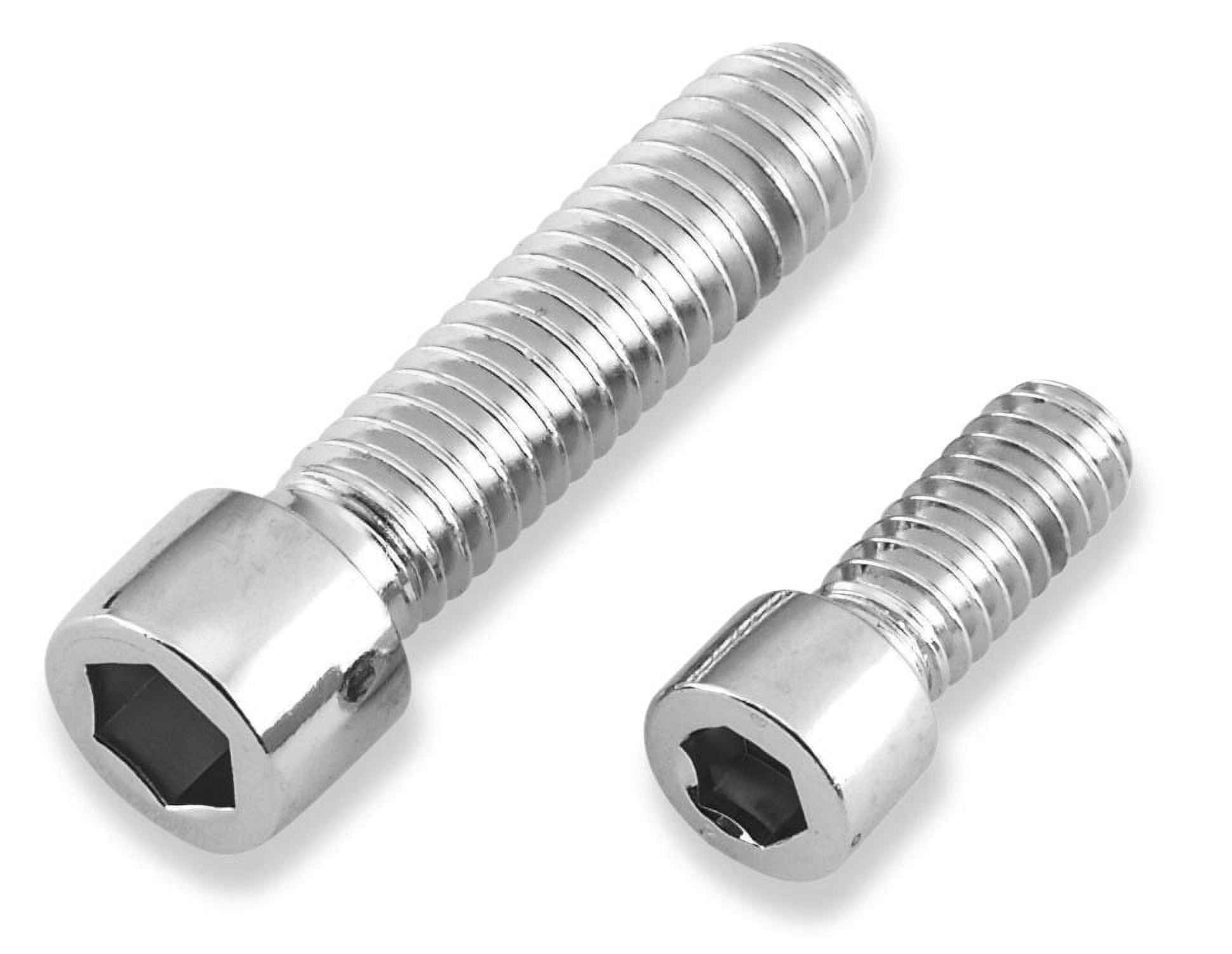Drag Specialties DS-190564S Fine-Thread Socket-Head Bolts - 1/4in.-28 x 1 1/2in.
