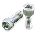 thumbnail image 1 of Drag Specialties DS-190587 #10 Fine and Coarse-Thread Knurled Socket-Head Bolts - 10-24 x 1/2in., 1 of 1
