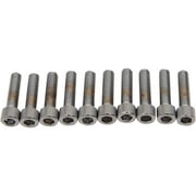 Drag Specialties DS-190598 #10 Fine and Coarse-Thread Knurled Socket-Head Bolts - 10-32 x 7/8in.