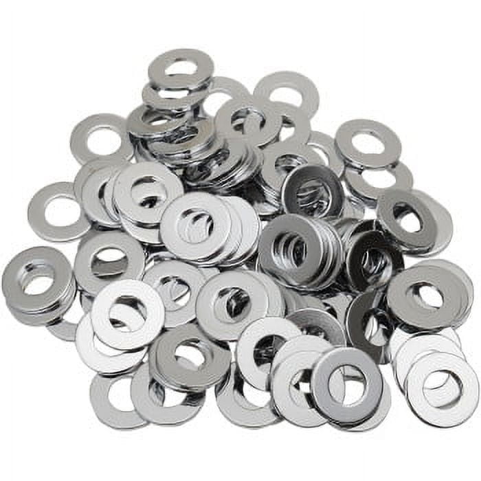 Drag Specialties DS-190654 Chrome Flat Washer - 1/4in.