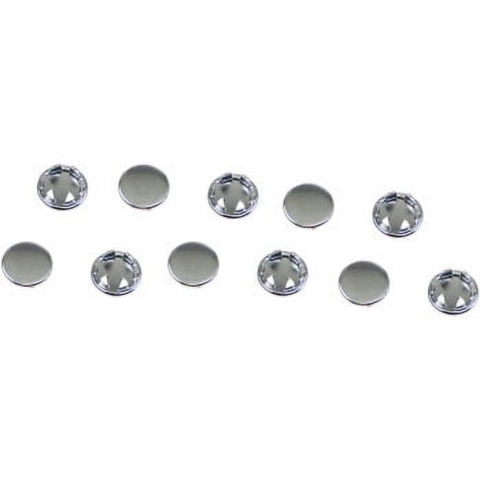 Drag Specialties DS-190999 Chrome Steel End Plugs for Allen-Head Bolt (10pk) - 5/16in.