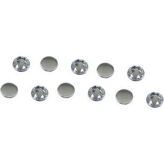 Drag Specialties DS-191009 Chrome Steel End Plugs for Allen-Head Bolt (10pk) - 7/16in.-1/2in.