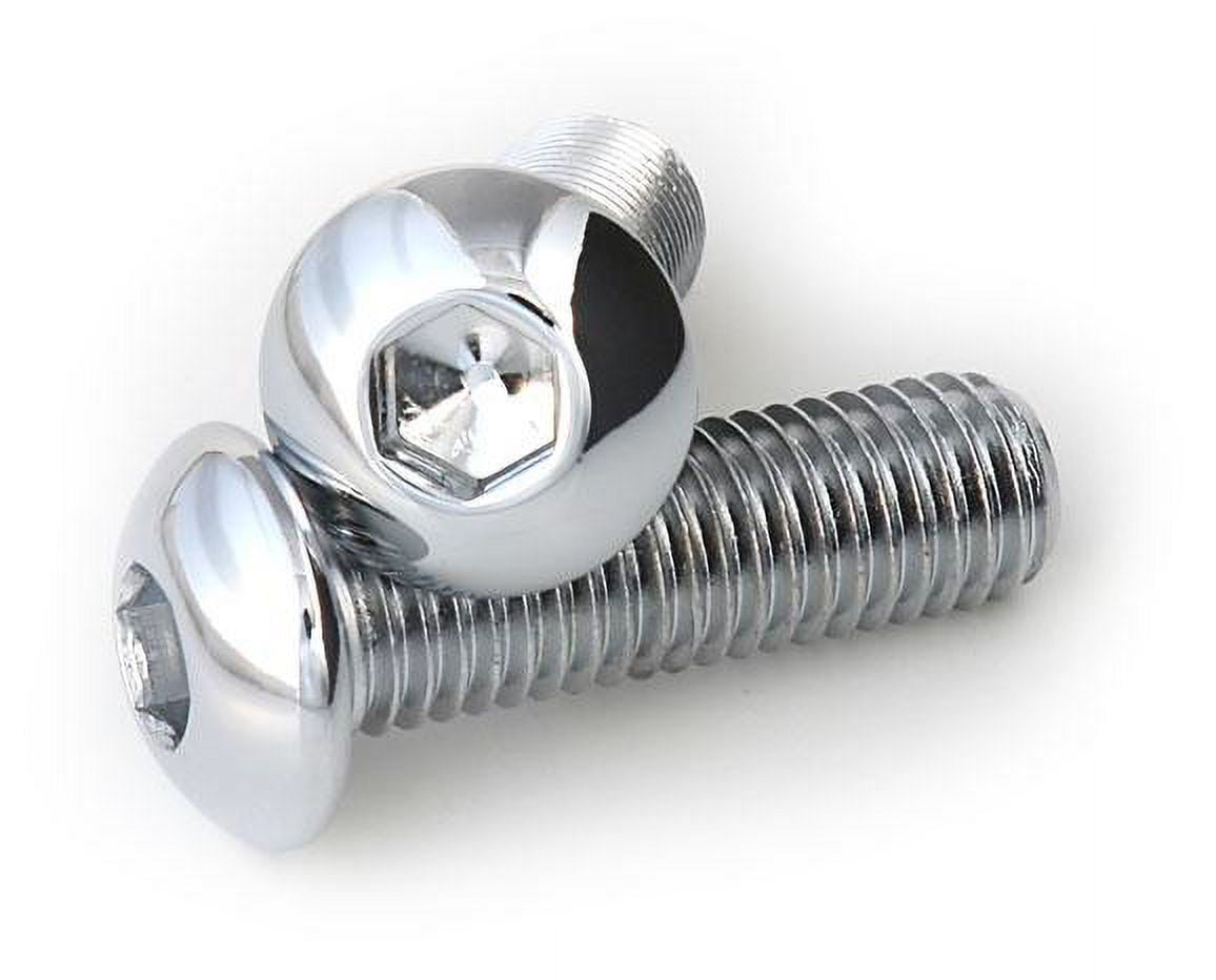 Drag Specialties DS192327 Button-Head Bolts - 3/8in.-16 x 1 1/4in.