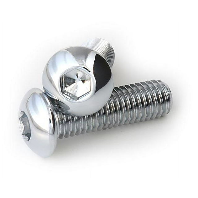 Drag Specialties DS192333 Button-Head Bolts - 3/8in.-16 x 2 3/4in.