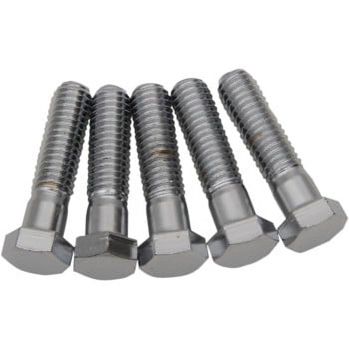 Drag Specialties DS192338 Coarse-Thread Hex-Head Bolts - 7/16in.-14 x 1 3/4in.