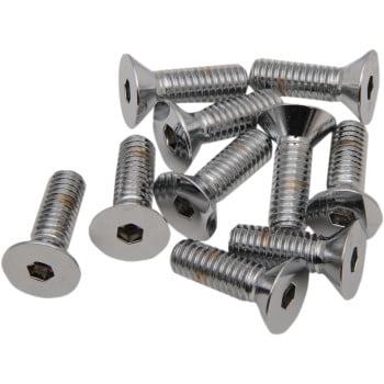 Drag Specialties Countersunk Socket-Head Bolts 5/16 X 18 X 1" Flat DS192365
