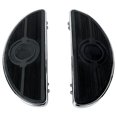 thumbnail image 1 of Drag Specialties Half Moon Chrome Rigid Floorboards Harley FLT (1621-0161), 1 of 2