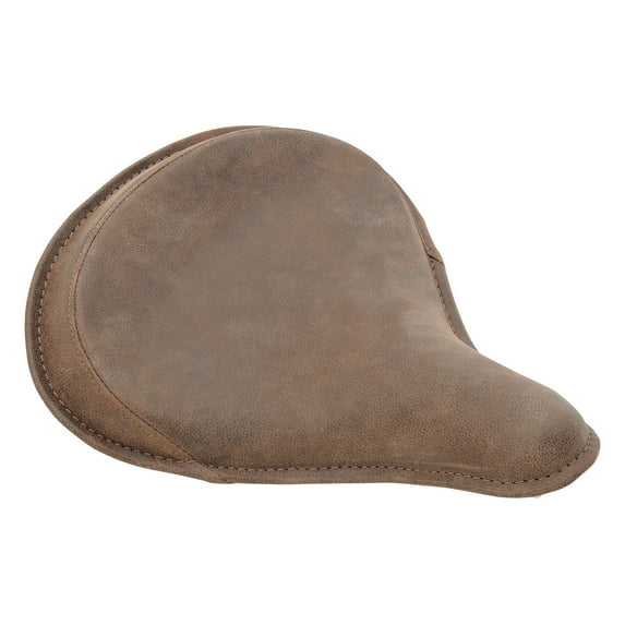 Drag Specialties Large Spring Solo Seat Distressed Brown Leather (0806-0050)