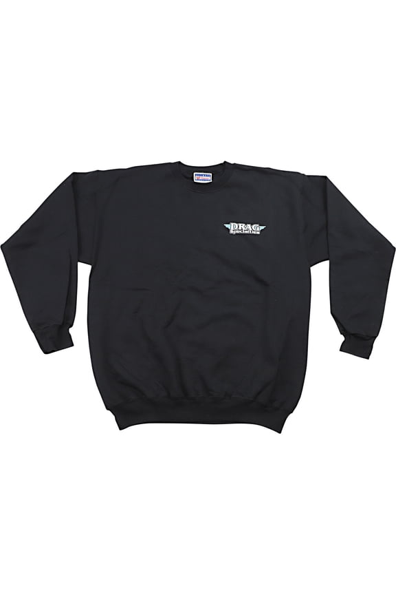 Mens Pullover Sweatshirt Black XXL