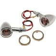thumbnail image 1 of Drag Specialties Mini Deuce Stud Chrome Marker Lights w/Clear Lens (2040-0277), 1 of 1