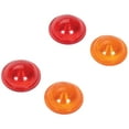 thumbnail image 1 of Drag Specialties Mini Retro Bullet Marker Light Amber & Red Lens Kit (2020-0122), 1 of 1