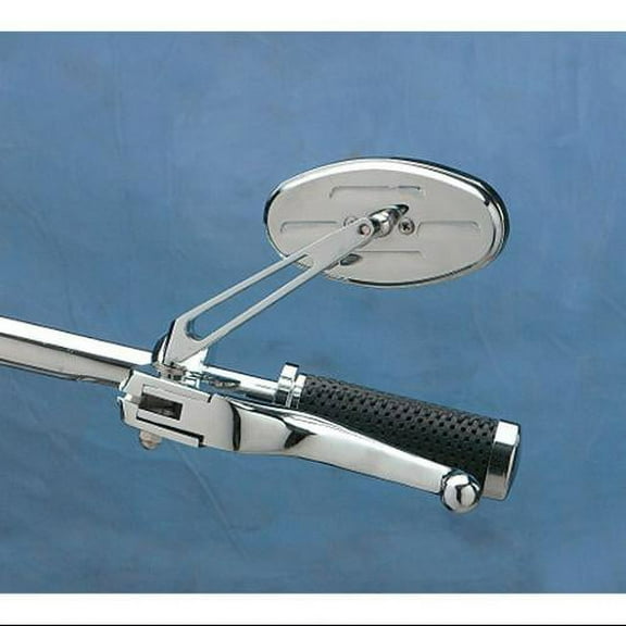 Drag Specialties Mirror Stealth I Chrome/Blue Sapphire (DS-302166)