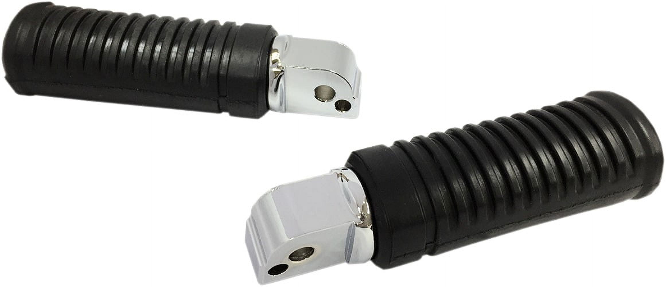 Drag Specialties New Rubber Passenger Pegs, 1620-1849