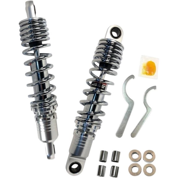 Drag Specialties 1310-1829 Ride-Height Adjustable Shocks - 12in. - Chrome