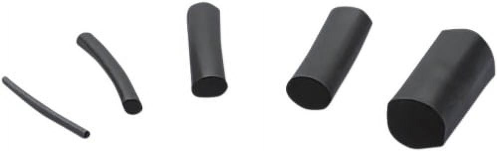 Drag Specialties Shrink Tubing, 0.1875in. to 0.052in. x 5ft. - Black