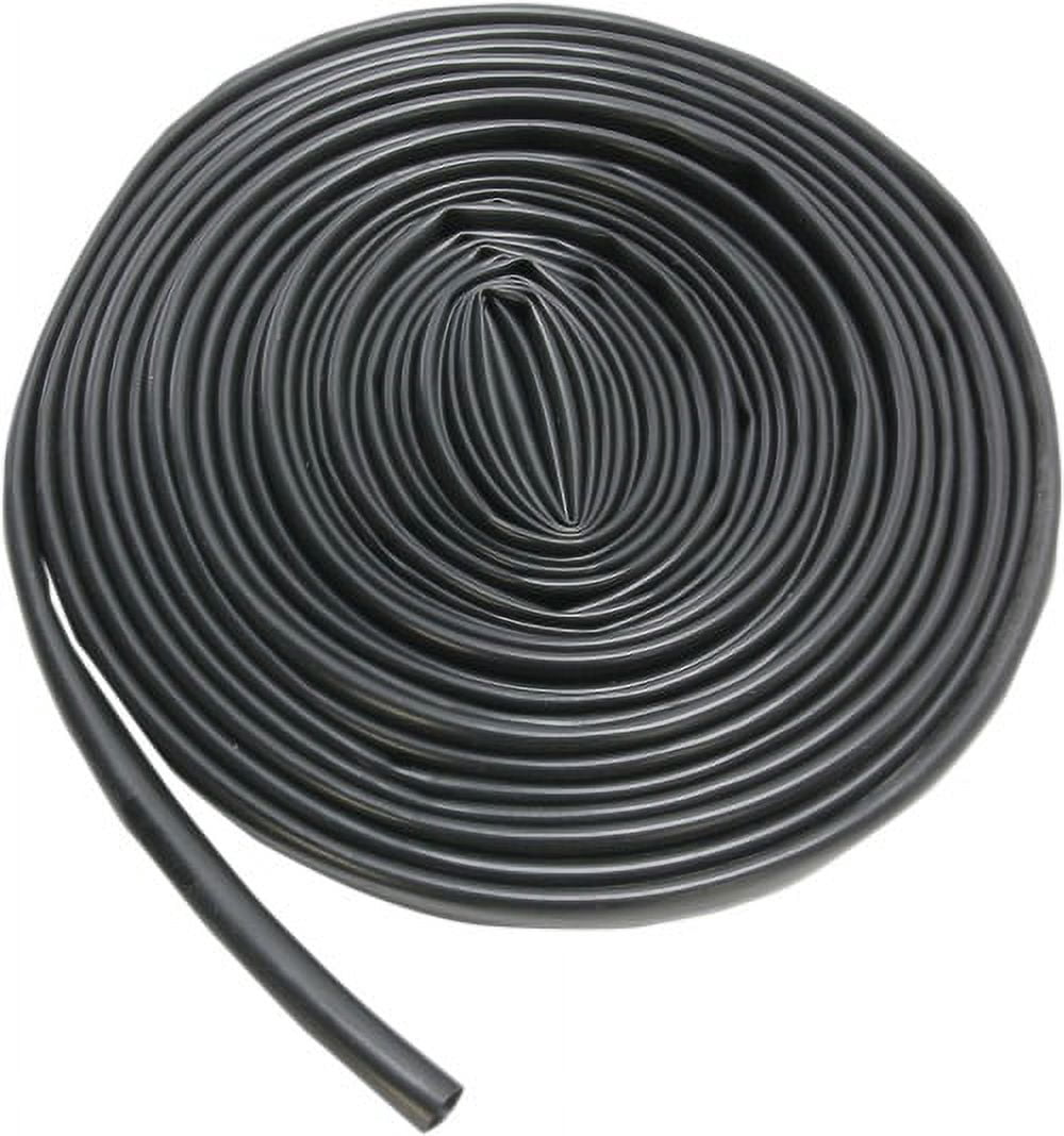Drag Specialties Shrink Tubing, 0.375in to 0.188in. x 25ft. - Black