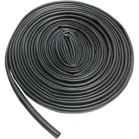Drag Specialties Shrink Tubing, 0.375in to 0.188in. x 25ft. - Black
