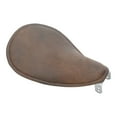 thumbnail image 1 of Drag Specialties Small Low Pro Spring Solo Seat Distressed Brown (0806-0039), 1 of 3