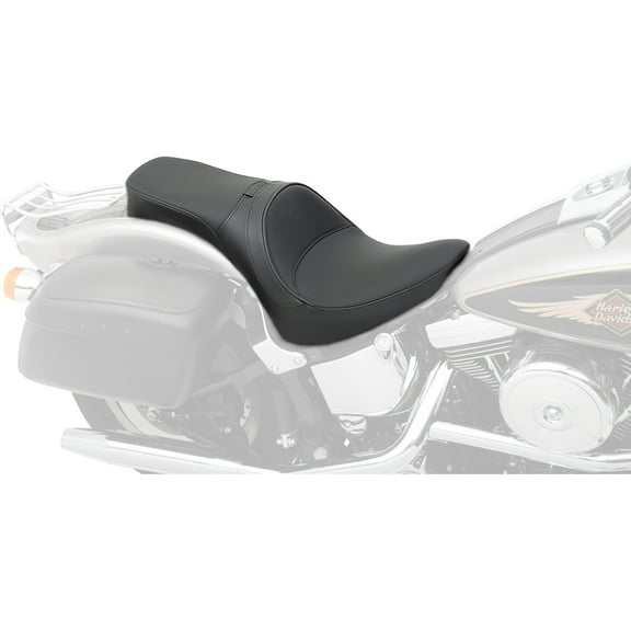 Drag Specialties Solo Style Smooth Black Motorcycle Seat (0802-0729)