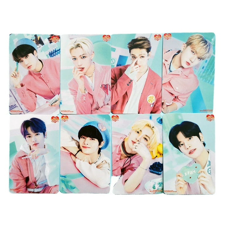 DraggmePartty 8Pcs/Set Kpop Stray Kids Skz'S Chocolate Factory Photocards  Small Card Postcard For Fans Collection 