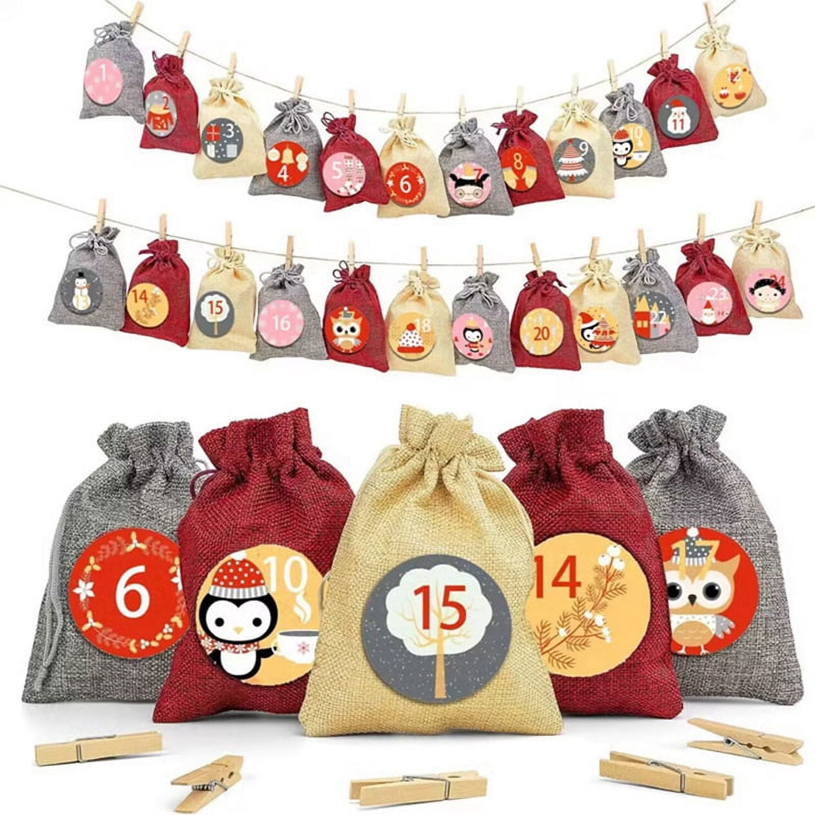 DraggmePartty Advent Calendar For Filling 24 Printed Christmas Draggmepartty advent calendar for filling 24 printed christmas