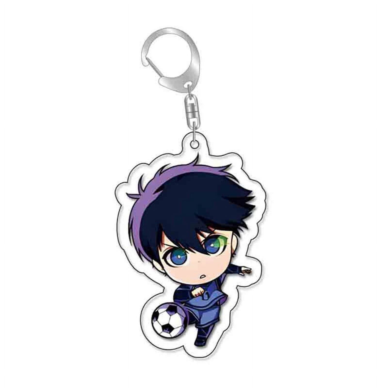 DraggmePartty Anime Blue Lock Keychain Chigiri Hyouma Isagi Yoichi