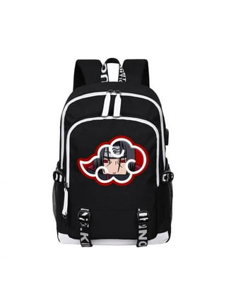 Roffatide Anime School Bag for Naruto Print Backpack with USB Charging Port