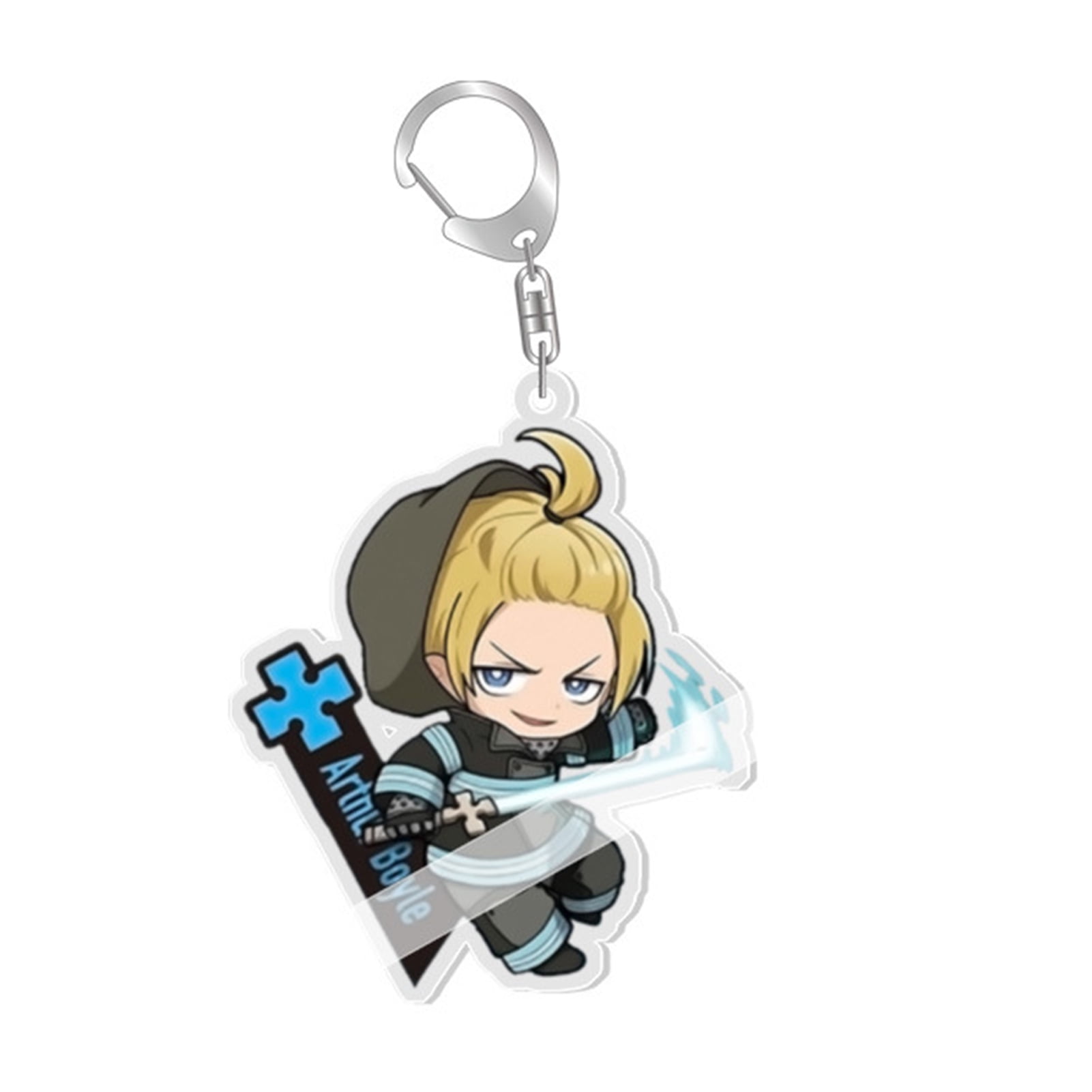 DraggmePartty Fire Force Anime Cute Acrylic Keychain (Free Combination) 