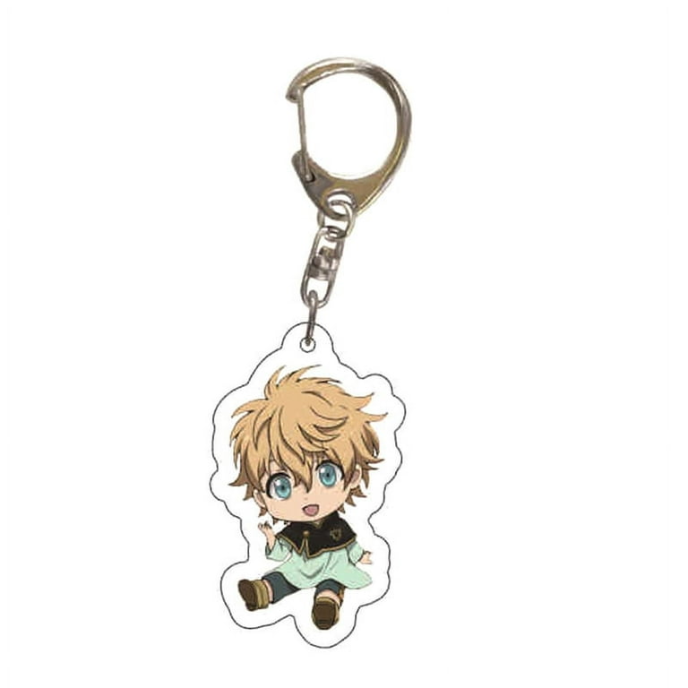 DraggmePartty KING HIS QUEEN Anime Black Clover Cute Anime Character  Acrylic Keychain Anime Fan's Collection Keyring Gift 