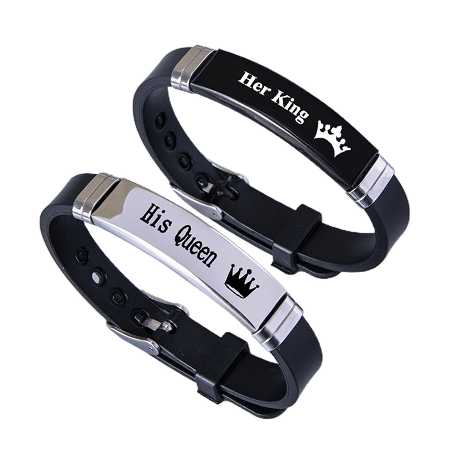 King and queen bracelets best sale walmart
