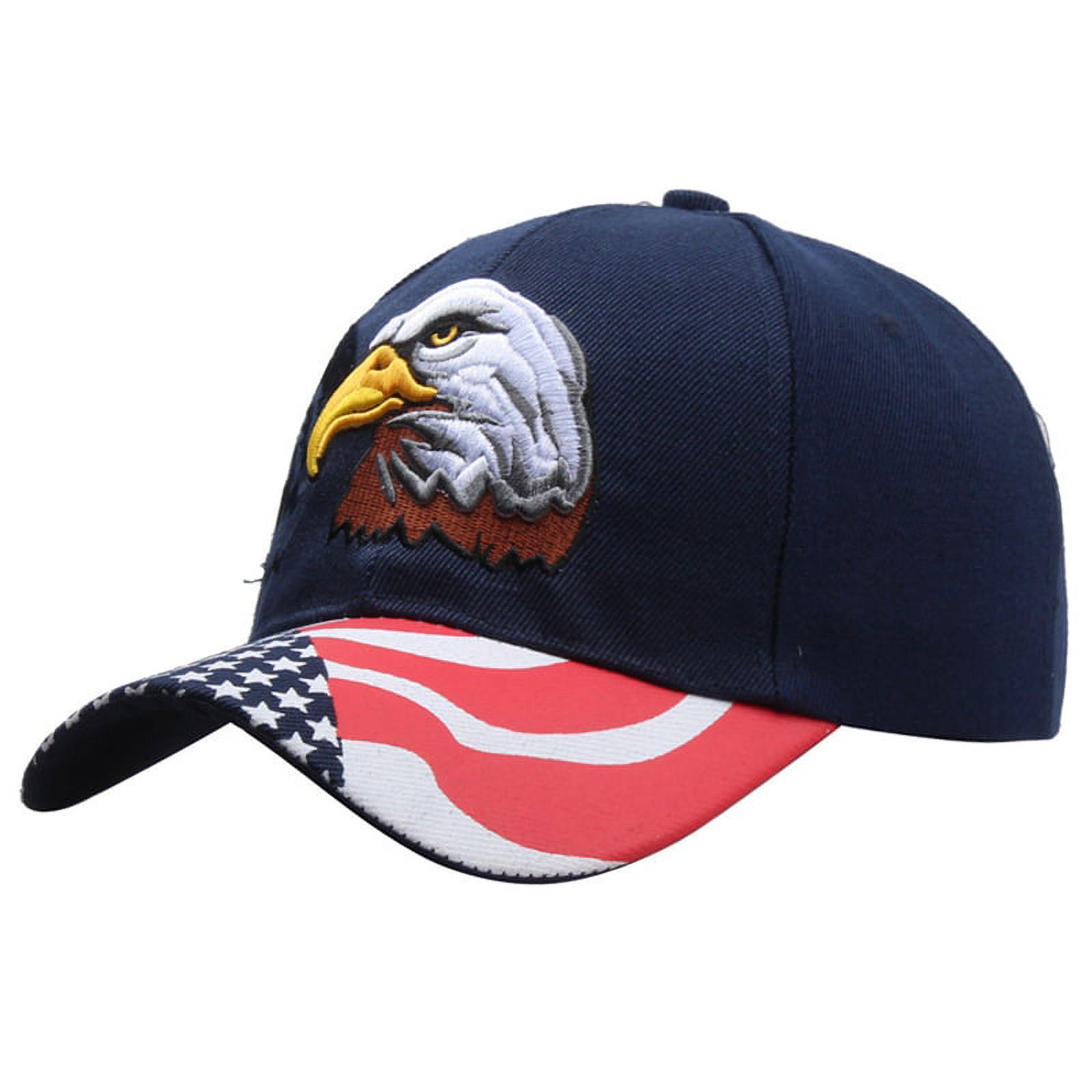 DraggmePartty Men'S Baseball Cap Animal Caps Patriotic Embroidery