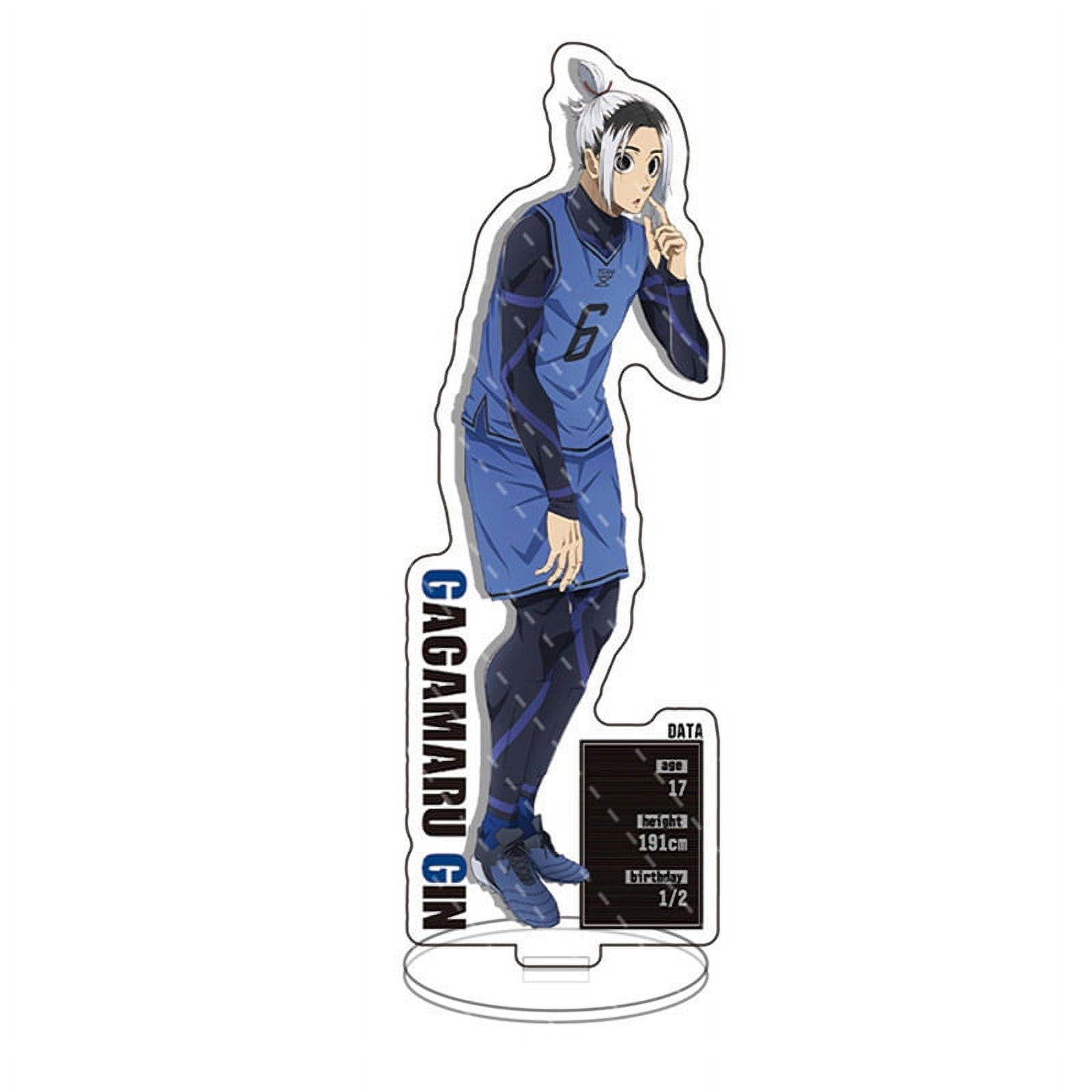 DraggmePartty Anime BLUE LOCK Isagi Yoichi Stand Figure Acrylic