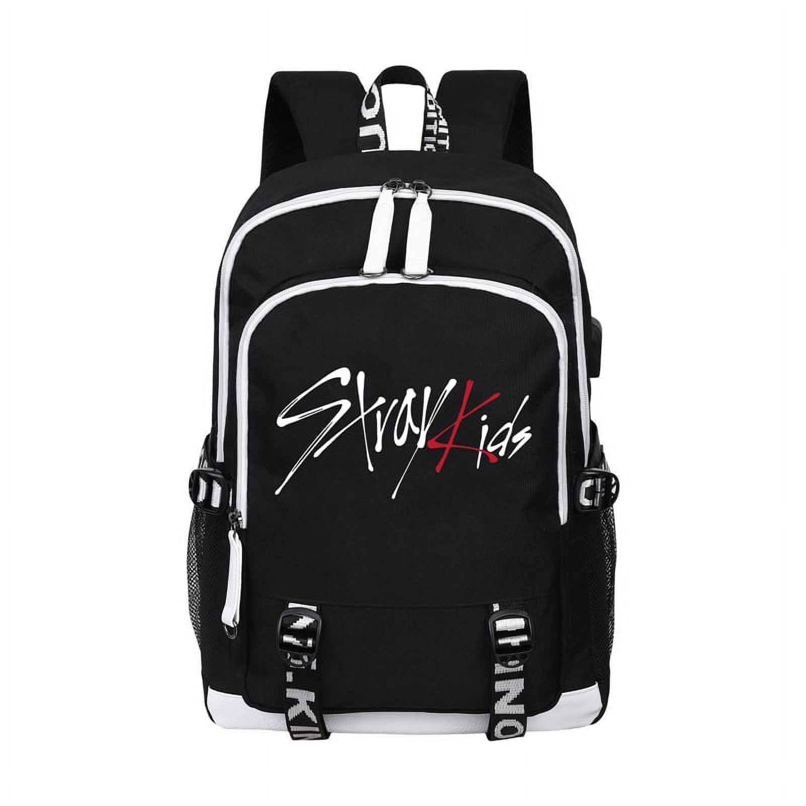 Stray Kids Backpack School Bag Cartoon Laptop Travel Rucksack Outdoor  Fashion