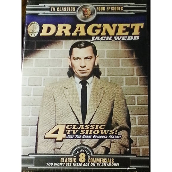 Dragnet 4 Classic Episodes DVD NEW