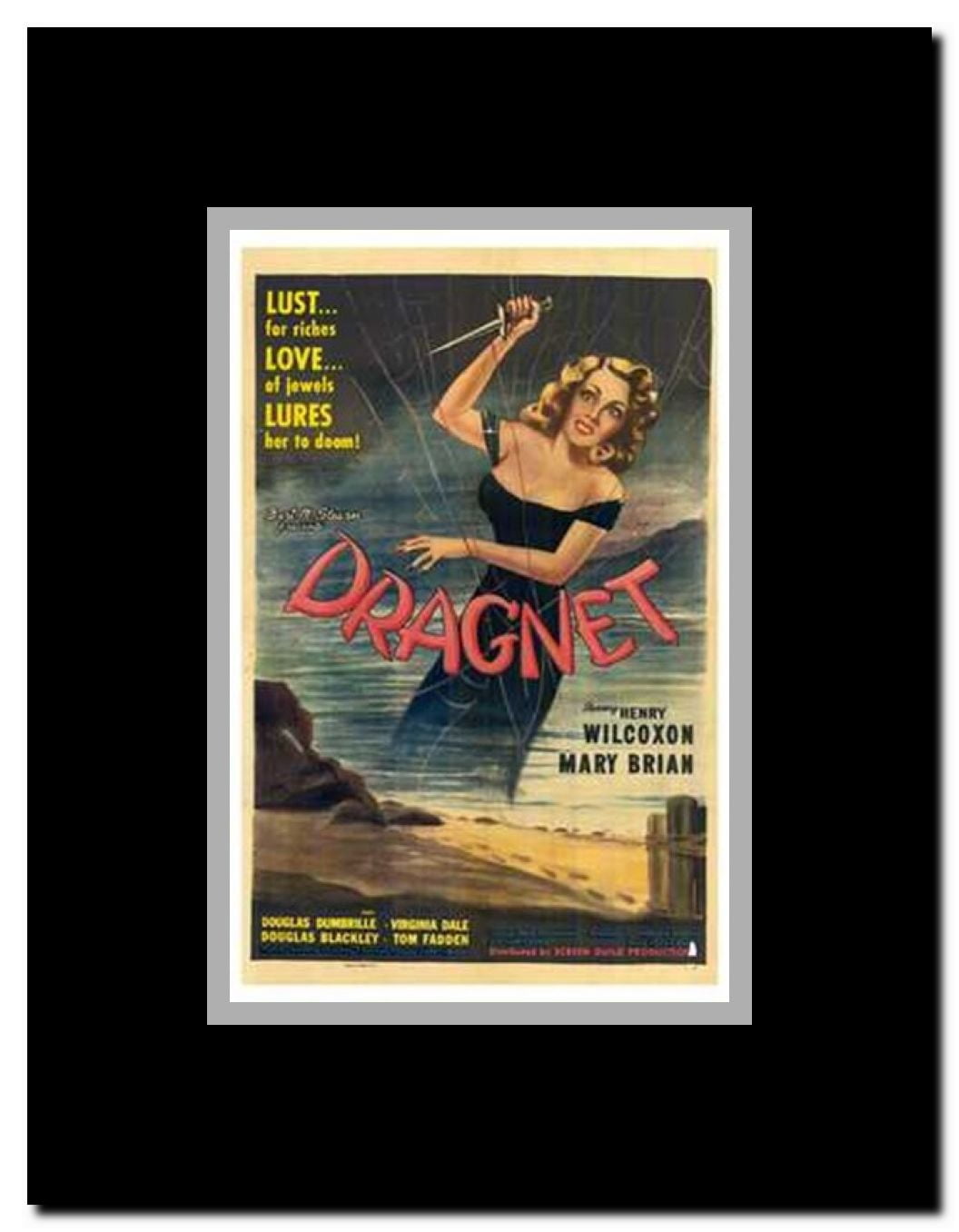 Dragnet Framed Movie Poster