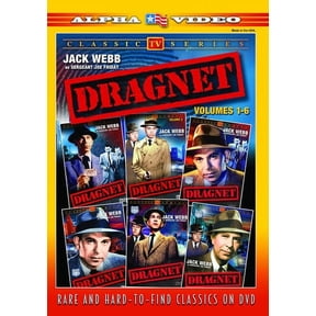 Dragnet Volumes 1-6 (DVD), Alpha Video, Drama