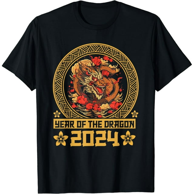 Dragon 2024 Year of the Dragon Lunar New Year 2024 T-Shirt - Walmart.com