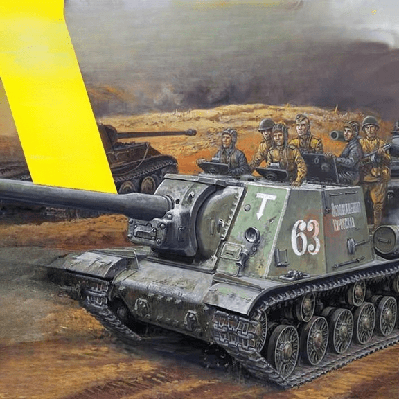Dragon 6787 1/35 scale jsu-122 tank destroyer 3in1 dream track