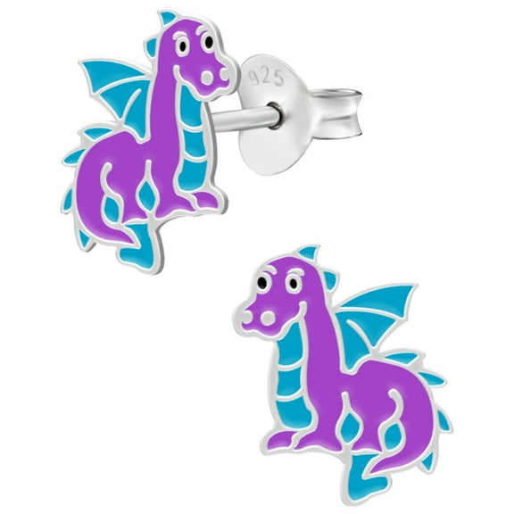 Dragon 925 Sterling Silver Stud Earrings