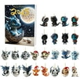 thumbnail image 1 of Dragon Advent Calendar 2025, 24 Days Christmas Countdown Calendar with Acrylic 2D Dragon Ornaments Hanging Decorations for Xmas Tree Home Holiday Decorations, 1 of 8