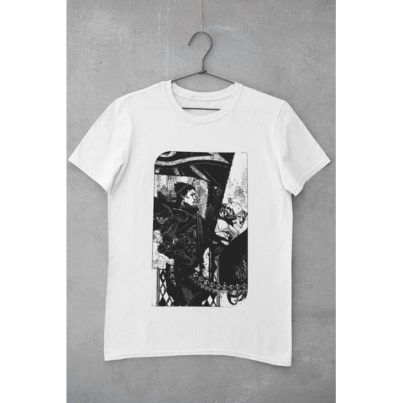 Dragon Age Cassandra Heavy Cotton Tee: High Quality Fabric, Unisex T-shirt, 3 Colors, Gaming Merch, Inquisition, Tarot