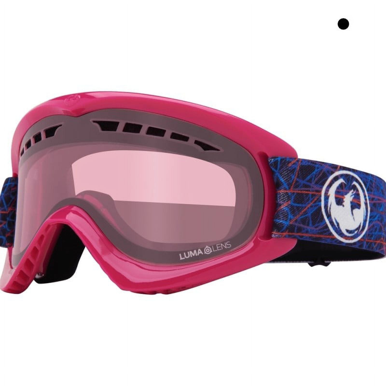 Dragon Alliance Dx Scribble Strape Lumalens Light Rose Lens Goggles