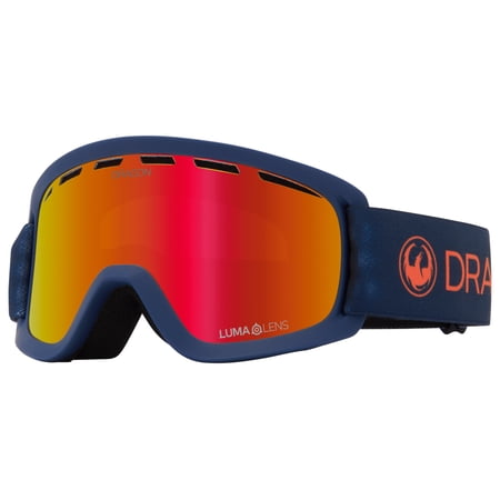 Dragon Alliance Lil D Koa Strape Lumalens Red Ion Lens Goggles