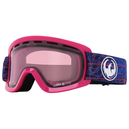 Dragon Alliance Lil D Scribble Strape Lumalens Light Rose Lens Goggles