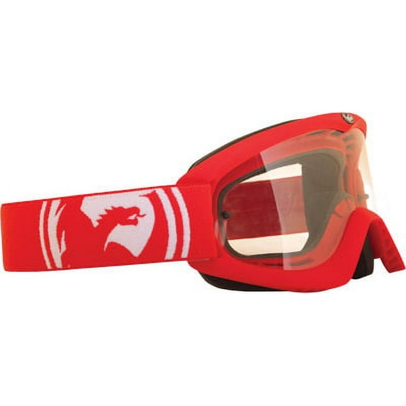 Dragon Alliance MDX Goggles Red/Clear Lens 722-1500