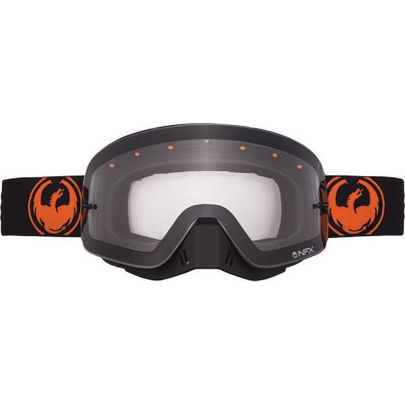 Dragon Alliance NFX Goggles Orange w/Clear Lens 722-1938