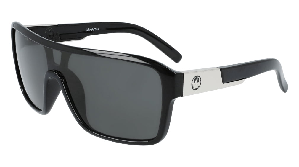 Dragon Alliance Remix Men's Black Sunglasses with Lumalens Smoke Lens - DRTHEREMIXLL-001