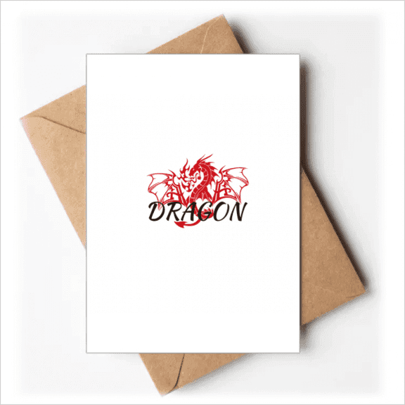 Dragon Animal Myth Wings East West Greeting Cards You are Invited Invitations