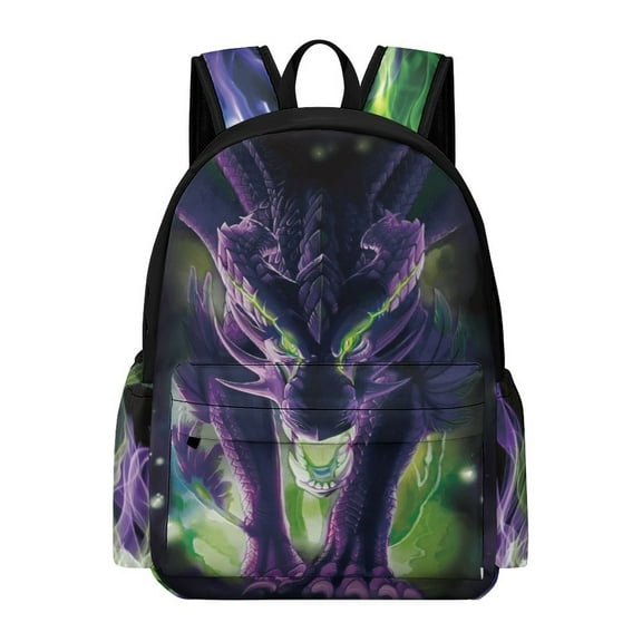 Dragon Backpack 17 Inch Casual Daily Commuter Oxford Fabric Backpack