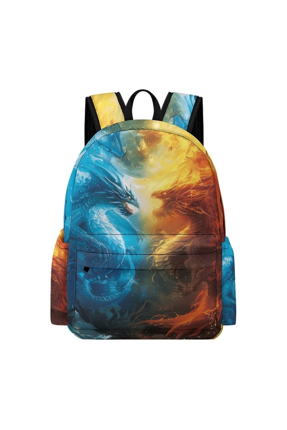 Dragon Backpack 17 Inch Dragon Schoolbag Cartoon Backpacks